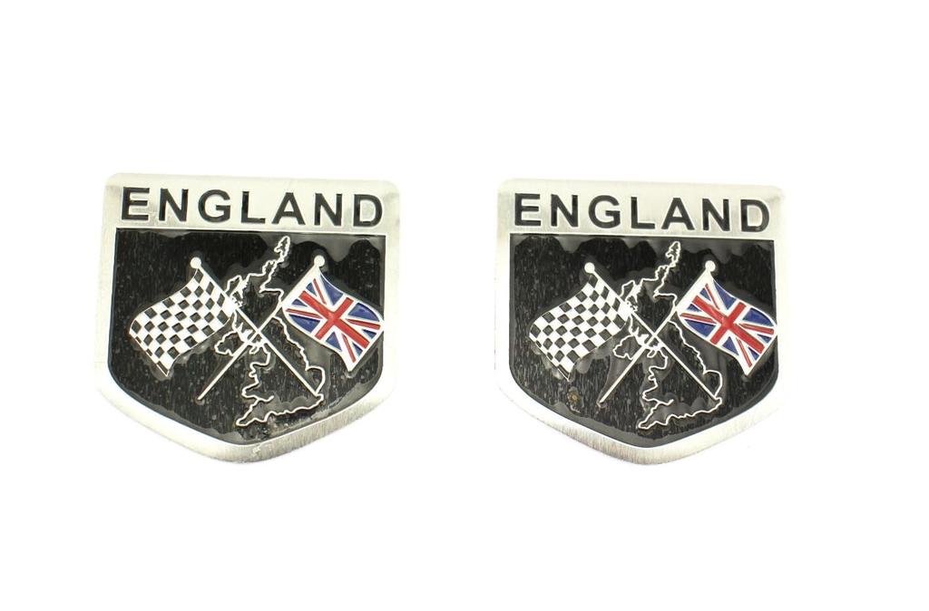 speed mao Car UK UK Flag Emblem Aluminum Sticker 2 Types 4 Pcs Set