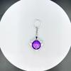 New Teyvat Vision Fontaine Water God Focalors Lyney and Lynette Keychain Luminous 7 Element Eye Of God Toy KeyRing