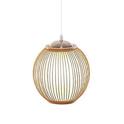 KY LEE Hanger Suruga Bamboe Japans Modern voor Eetkamer LED Gemaakt in Japanse Stijl Traditionele Plafondlamp Verkocht Plafondmontage Lamp, Ambachtelijk,