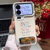 Color silver immediately applies to apple 17promax mobile phone case 16/15/14 huawei p70 honor 500 cute