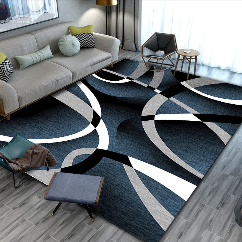 Modern Geometry Carpet In the Living Room Sofa for Luxury Bedroom Girl Bedside Decoration Home Accessories Large Rug Essentials