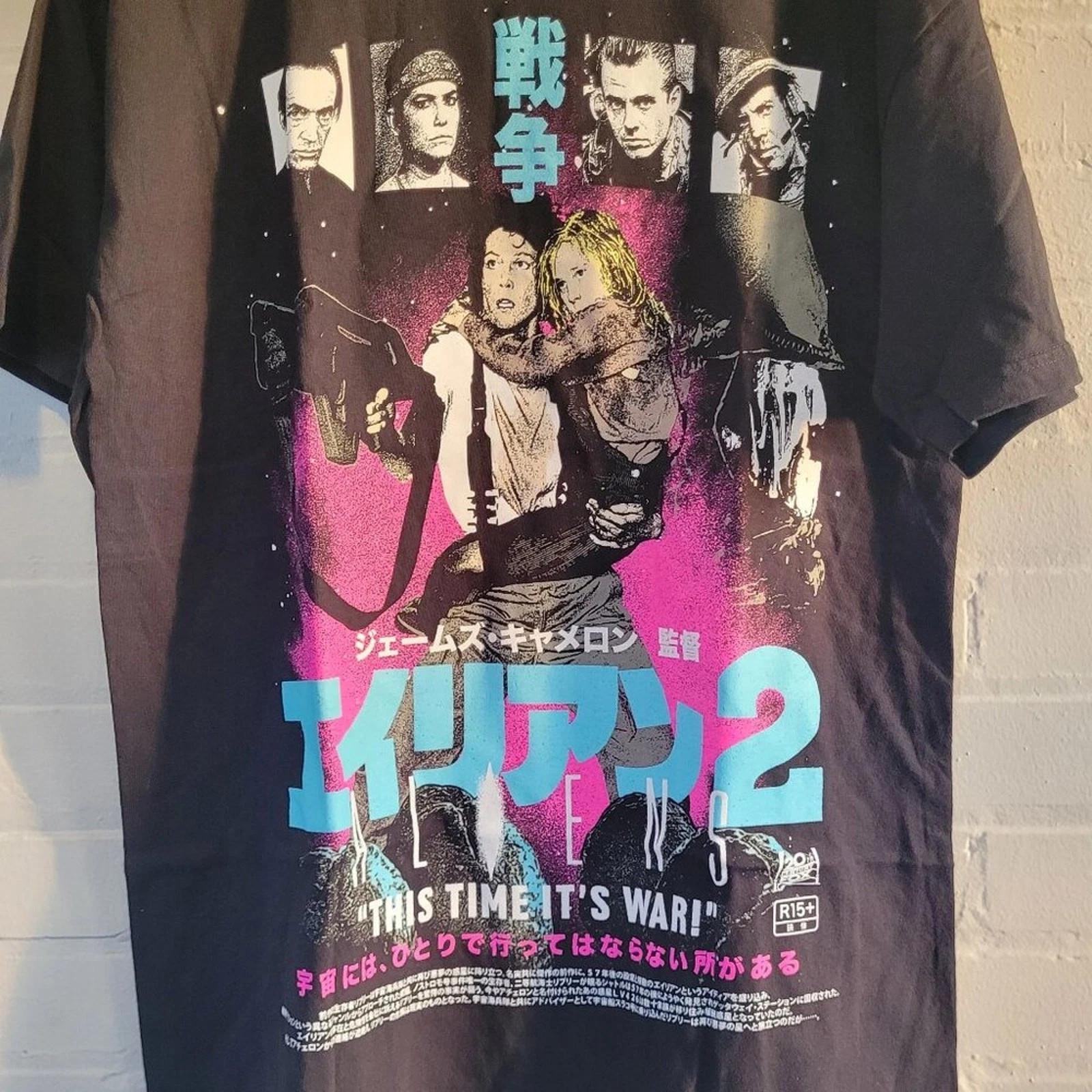 

Rucking Fotten Aliens Movie Promo T-Shirt Large Japanese Poster Comfort Colors XL