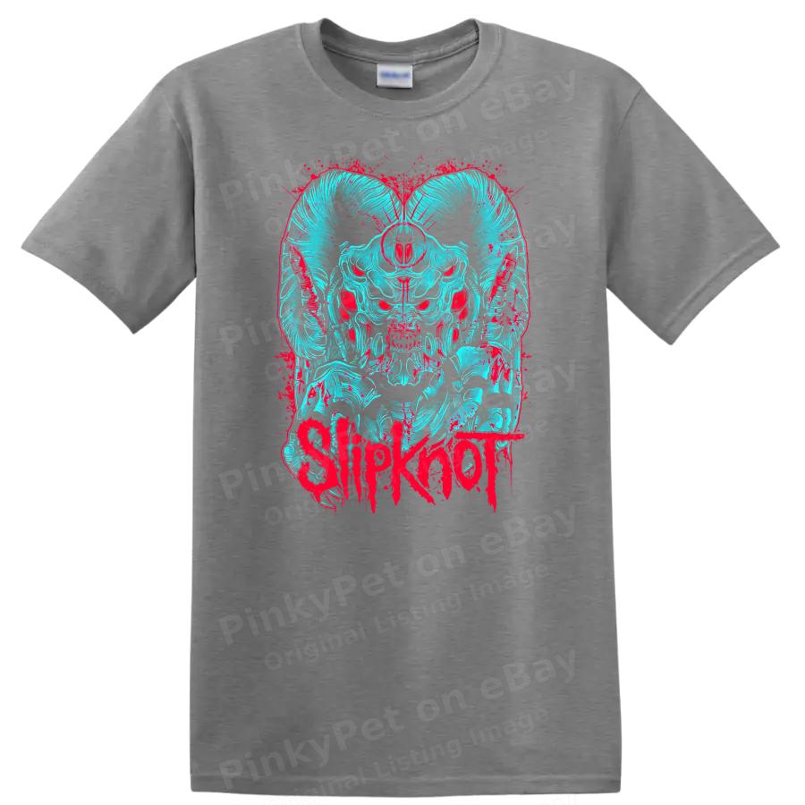 Skull Graphic Band T Shirt Heavy Metal Music Tee Distressed Design Cool