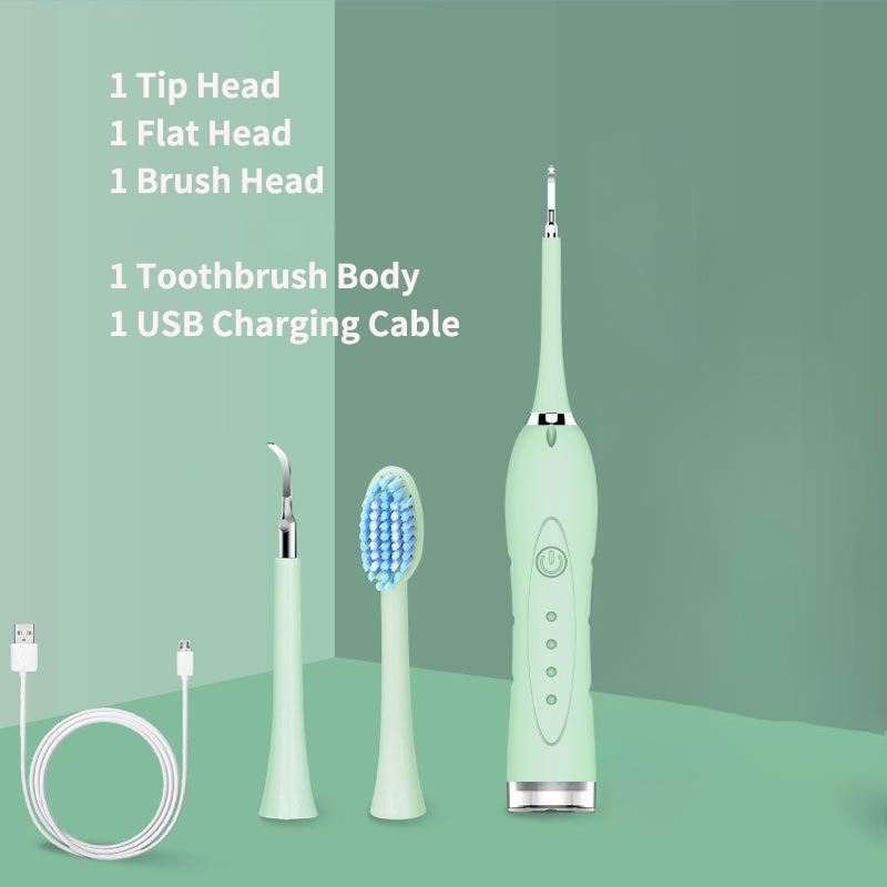 Electric Sonic Toothbrush Dental Teeth Cleaner 4 Modes Dental Scaler Calculus Tartar Remover Stone Removal for Tooth Whitening