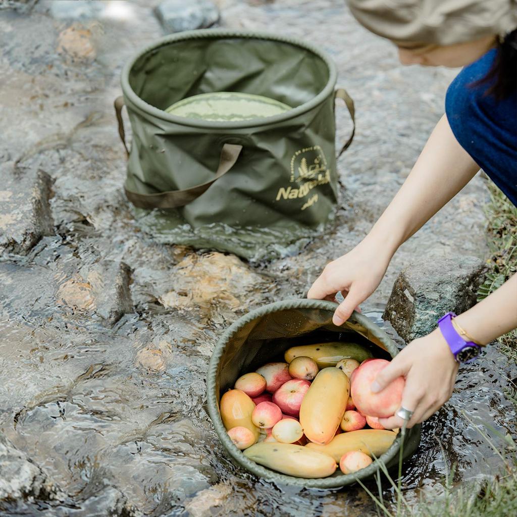 Naturehike Camping Bucket Ultra Small Business Water Fishing Bucket, Bucket, Outdoor, Foldable, Compact, Sink, Lightweight, 10L, 20L, Waterproof,