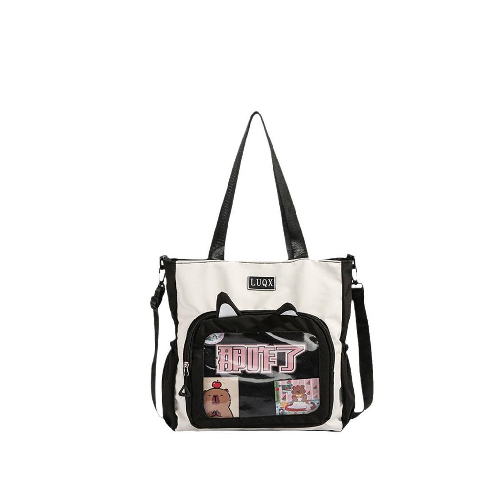 College style cute make-up bag handbag new girl advanced pain bag large capacity commuter tote bag