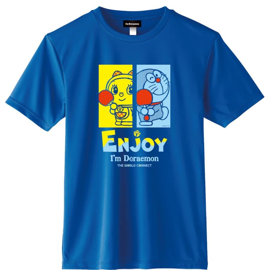 

The World Connect Sportswear Table Tennis Size I m DORAEMON T-Shirt, F/L синий