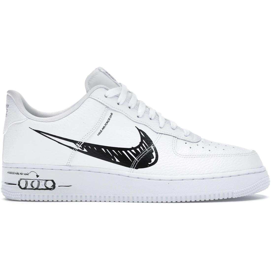 

Nike Air Force 1 Low Sketch Белый Черный 40.5