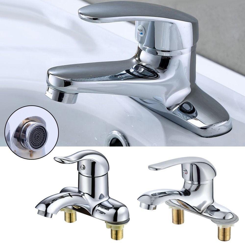 Quick Open Bathroom Taps Valve Switch Wash Sink Tap Durable Basin Faucet