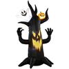 8 Ft Halloween Inflatable Spooky Tree Blow Up Decoration With Ghost And Pumpkin For Garden Indoor Outdoor Decor