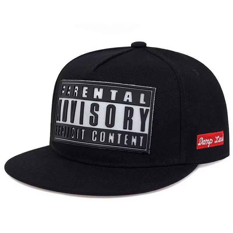 European and American cross border hot three dimensional letter printing baseball hat men and women flat brim hip hop hat street