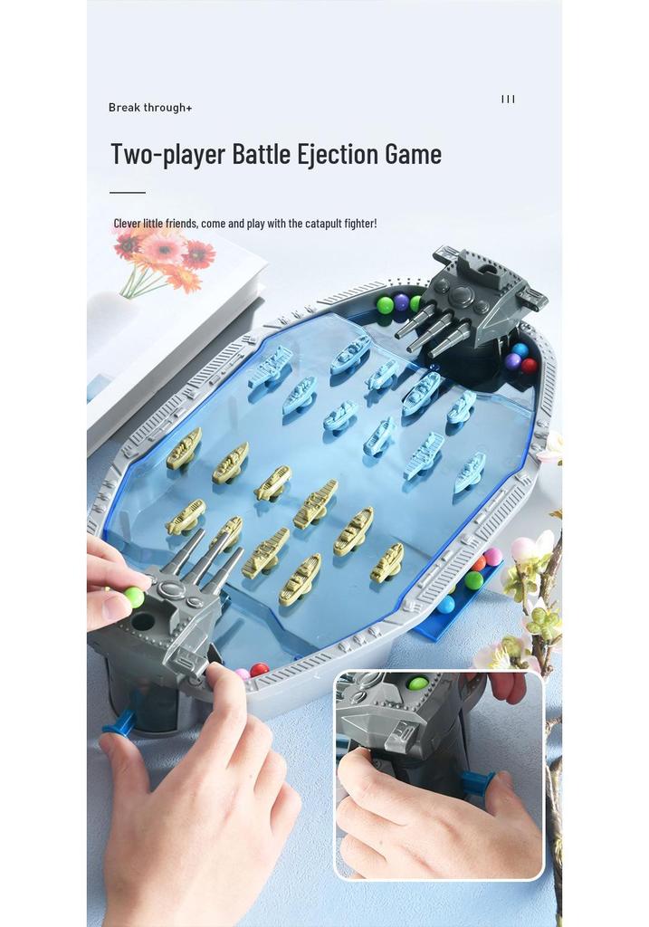 Kids' Two-Player Pinball Battle Tabletop Game: Interactive Parent-Child Play