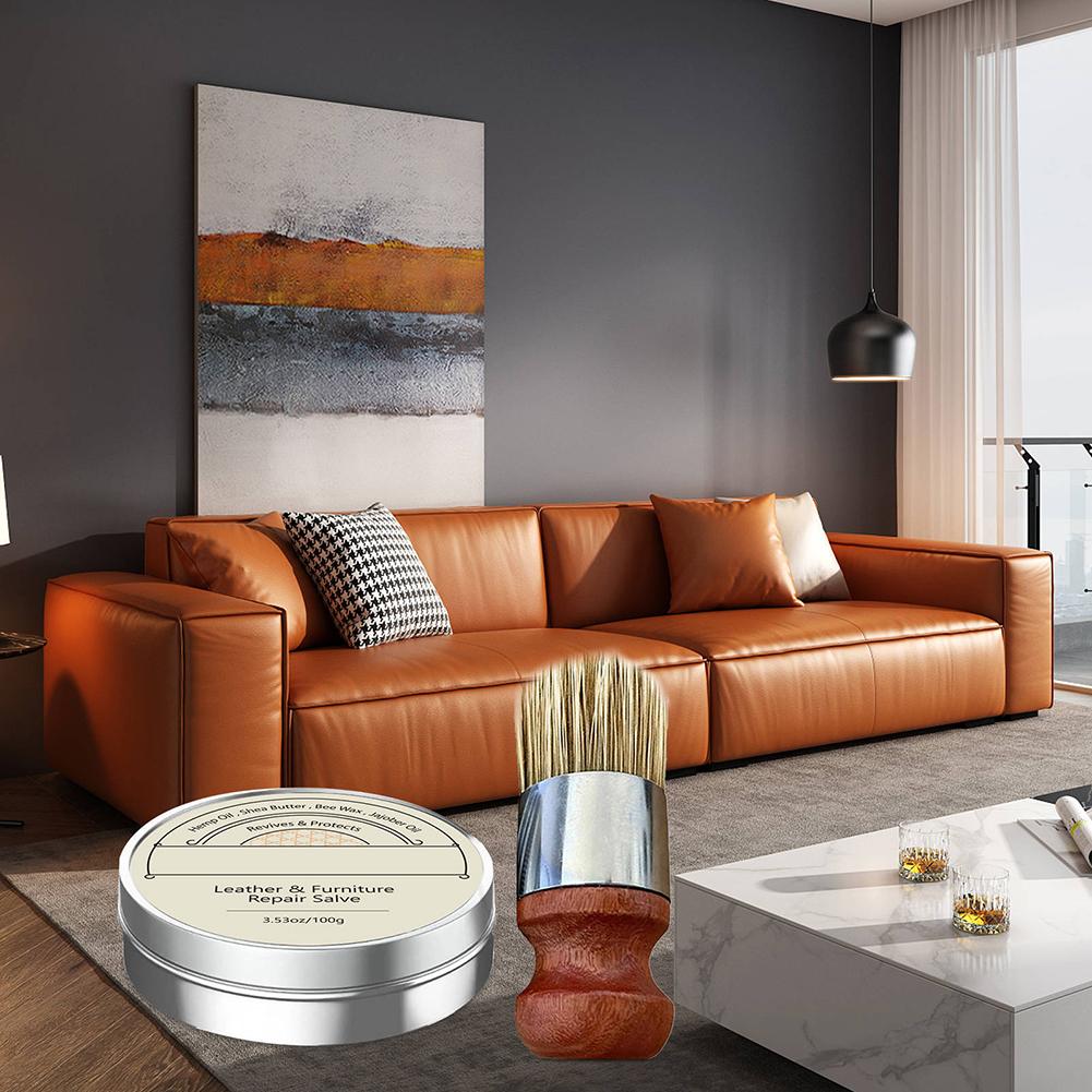 Leather Recoloring Balm Kit Multifunctional Furniture Salve For Leather For Home