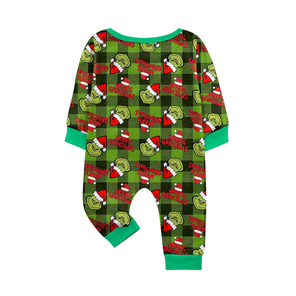 Christmas Day Prints Family Matching Long Sleeve Tops+Pants Set Family Matching Sets
