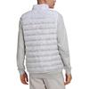 Adidas Originals Essential Made With Nature Vest Logo Stand Collar Zipper Fitted Sleeveless Vest Men Vests White HK7539