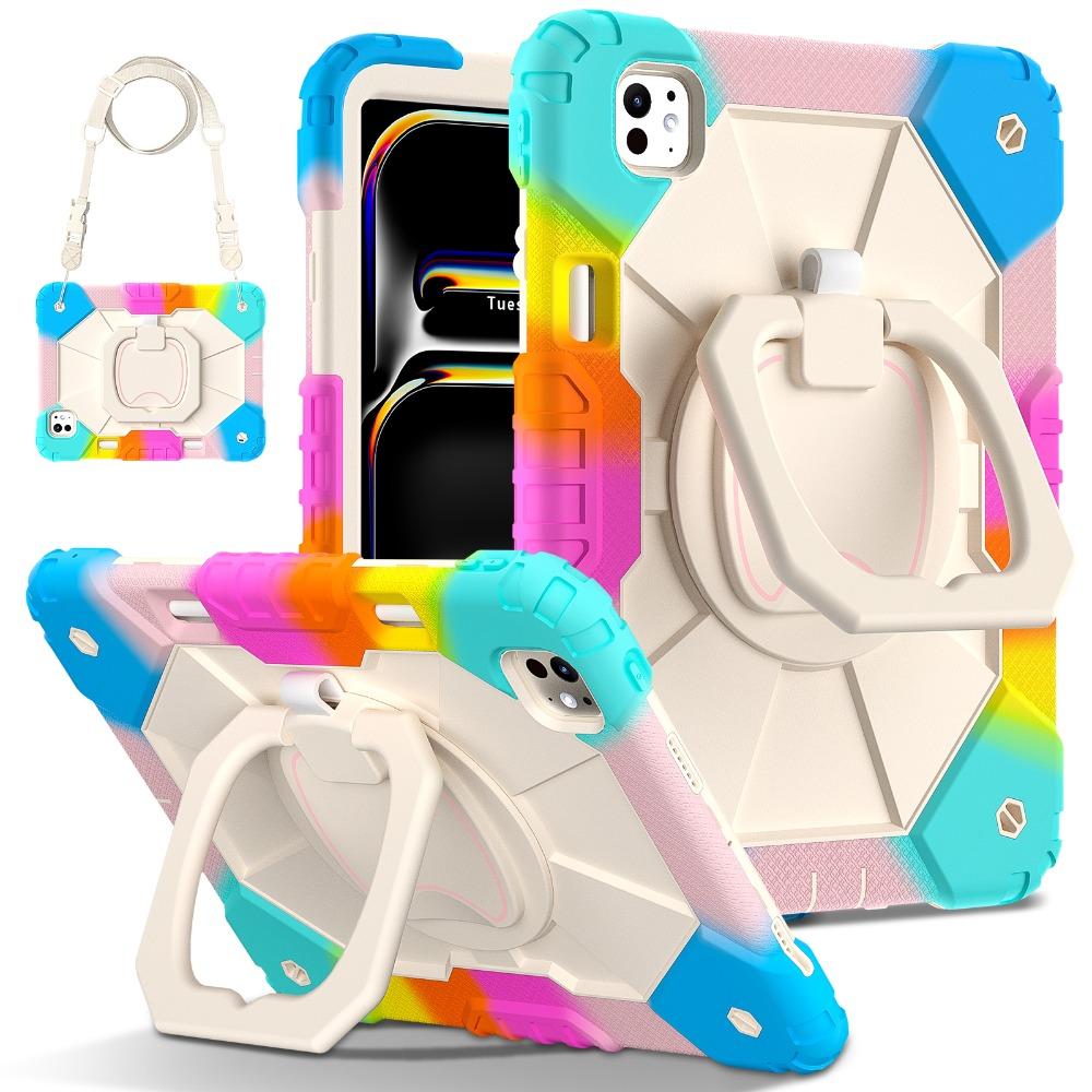 Stoßfeste Tablet-Hülle für IPad Air5 Air11 10. Gen. A16 A19 Pro11 13 IPad 10.2 9. 8. 6. 5. 9.7 Mini 7 6 Drehbarer Ständer Case Funda