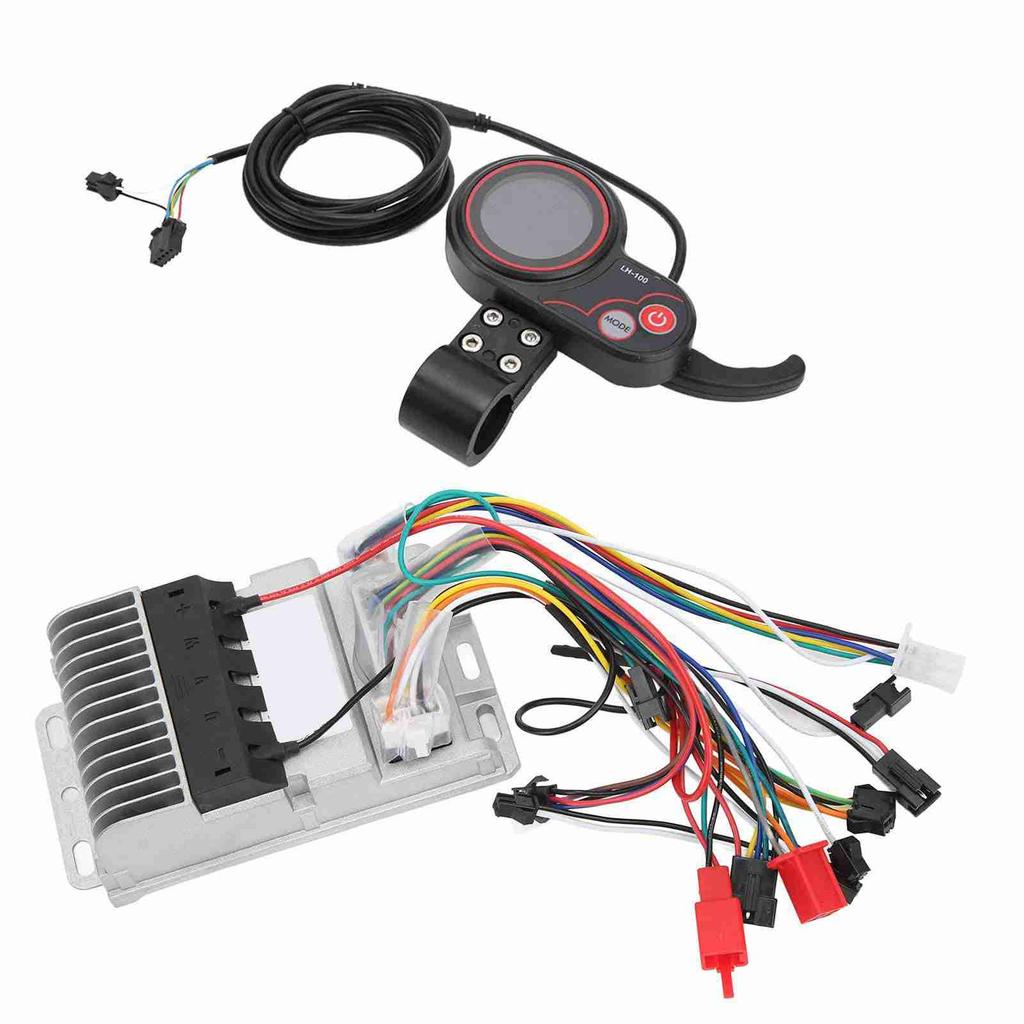 48V 60V 500W Brushless Motor Controller LH100 LCD Display Set 3 Mode Sine Wave Controller Kit for