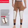Men's Wool Knee-Padded Thermal Long Johns