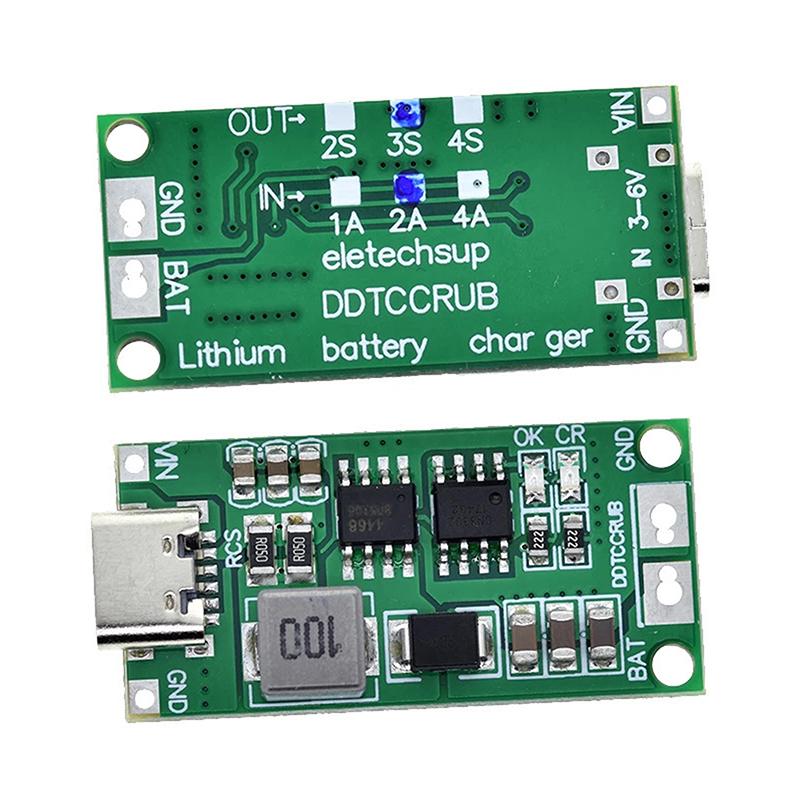 2S 3S 4S 1-4A Booster Module Lithium Polymer Lithium Ion Battery Charging Module Step-Up Boost Lipo Polymer Li-Ion Charger
