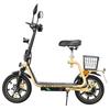 TWOFISH M5 Elite-E EEC Certified Electric Scooter with Seat and Rear Basket, 500W Motor, 48V 13Ah Battery