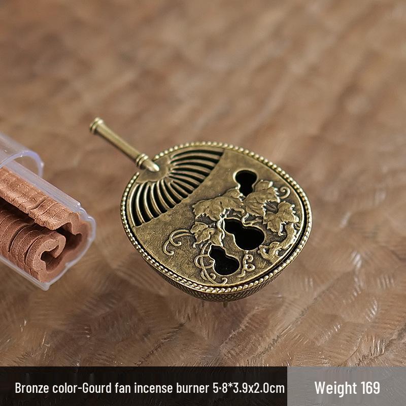 Auspicious Clouds Sandalwood & Agarwood Coil Incense for Indoor Aromatherapy - Long-lasting Deodorizing Incense Burner Censer