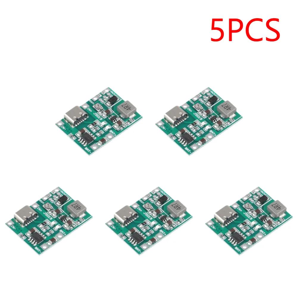 

5-20PCS DC-DC Boost Module Type-C TP4056 Charger Discharge Power Board DC4.3-27V Charging Step Up Boost Module DIY Kit Parts