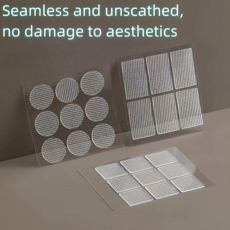 48 Pieces of transparent mesh nano traceless glue double-sided high-viscosity nano traceless transparent tape