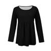 Women's Casual Fashion Loose Round Neck Floral Print Long Sleeve Top