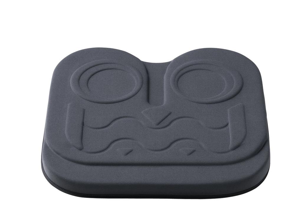 EXGEL Owl Comfy Cushion Made in Japan Lower Back Pain Prevention Cushion Urethane Chair Cushion OWF10-BR