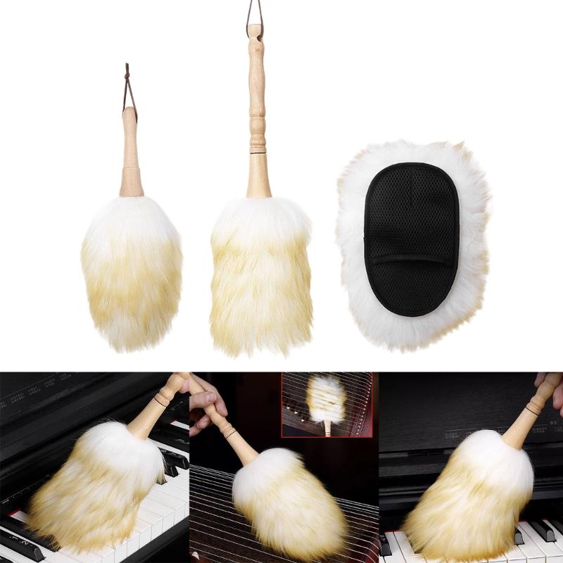 Effective Lambswool Brush for Dust and Stain Removal from Instruments