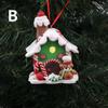 Creative Small House Pendant Snowman Xmas Tree Decorantions Hanging Ornament   New Year Gift