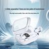 Q10 Bluetooth Earphones: Ultra-Long Battery, Noise Cancelling, High-Quality Sound, Ear Clip & In-Ear Design.