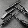 A High- Welding Hammer with a Spring Handle, Designed for Welders to Remove Rust, Used As a Slag Hammer for Metalworking And Processing Equipment