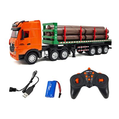 Remote Control Transport Truck, 1:18 Scale All Terrain 9 Channel Alloy Electric Construction
