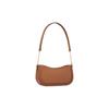New MICHAEL KORS Leather Crescent Bag Shoulder Bag Small Size Women's Leather Brown/Milk White/Green 35S4G9GU5L