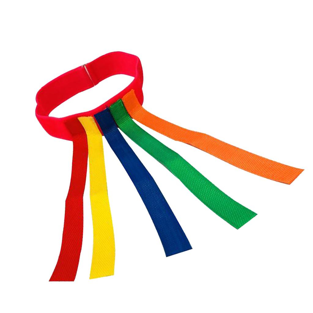 Catch Tail Game Belt Stretchable Colorful Interactive Tail Catching Training Equipment for Adults Kids Family