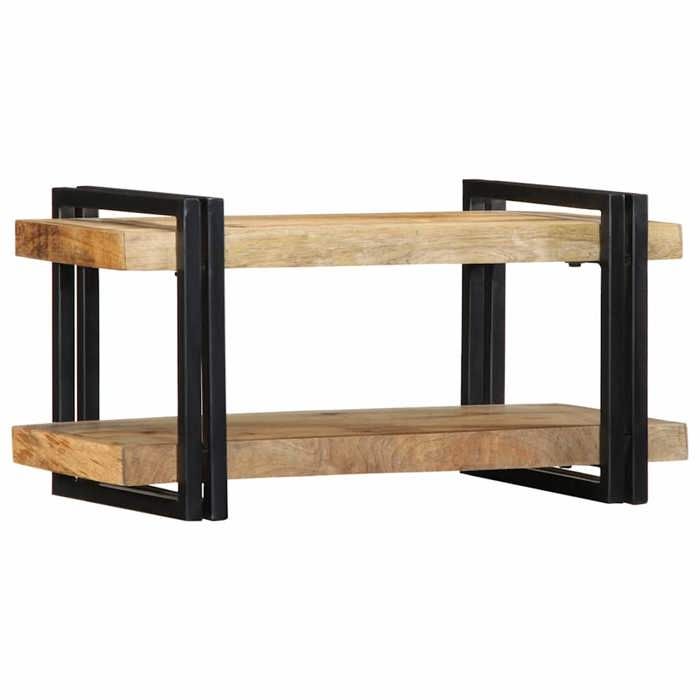VidaXL Wall Shelf 70x33x35 Cm Solid Raw Mango Wood, Floating Shelf, Wall Display Shelf, CD Shelf, 4017482
