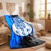 Coperta in Flanella con Stampa FC Porto Morbida e Calda Coperta da Divano/Letto per Casa Ufficio Camera da Letto