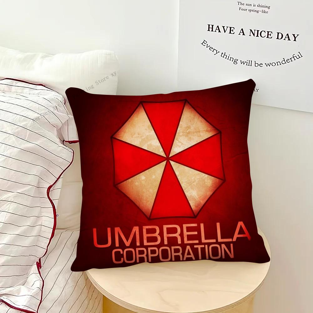 

Корпорация Амбрелла Resident Evil Игровая наволочка Модная квадратная наволочка Спальня Диван Комната Отдых Наволочка 16x16Inch