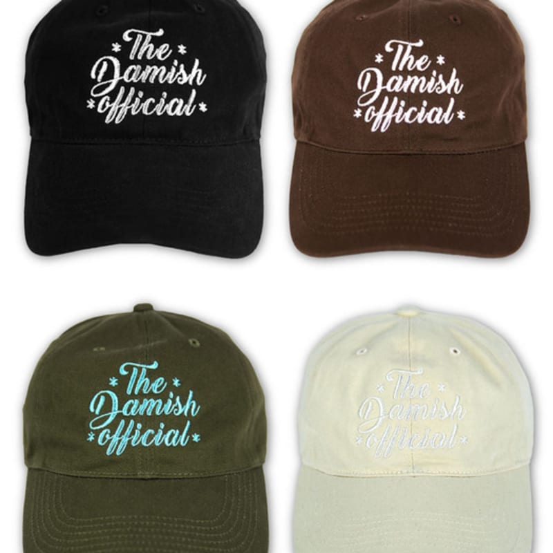 DAMISH OFFICIAL SCRIPT BALL-CAP_BLACK