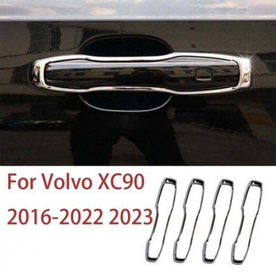 Подходит для Volvo XC90 2016- Хромированная ABS Накладка на Ручку Двери Автомобиля Снаружи 4 ШТ.