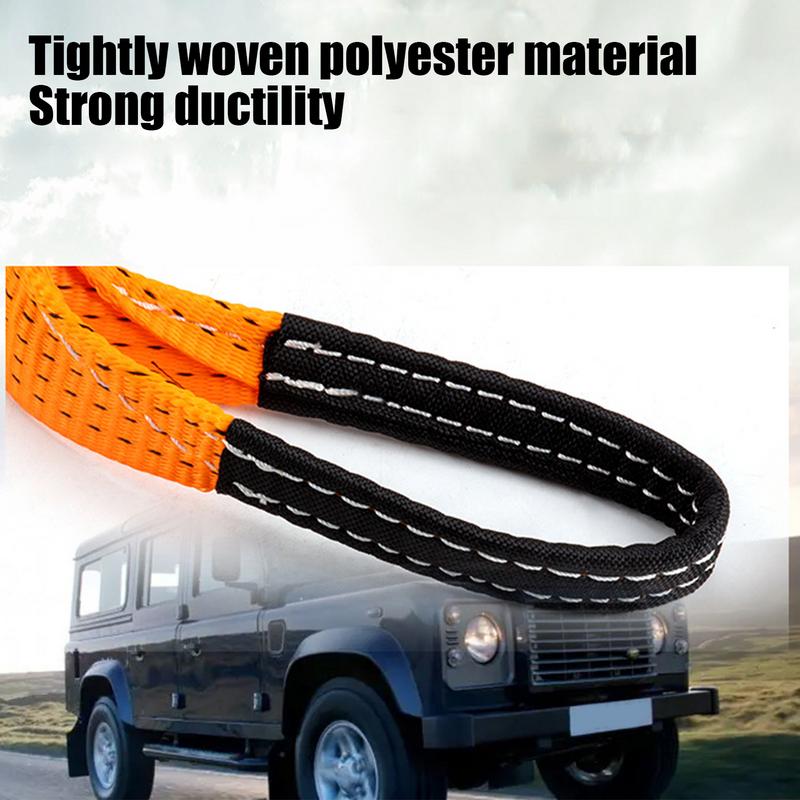Tow Straps For Towing Cars Anti-Slip Multifunctional Tow Rope 3 Meters Car Accessories Thickened Tow Straps For Trailer Sedan
