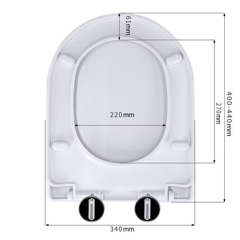 

MDNG One-Button Small U-Shaped Toilet Seat Cover