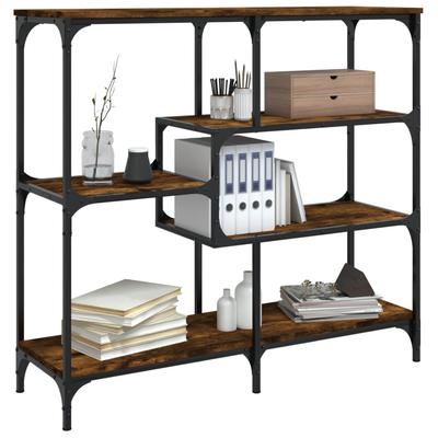 Console Table Smoked Oak 103 X 32 X 95 Cm Wood Based Panel