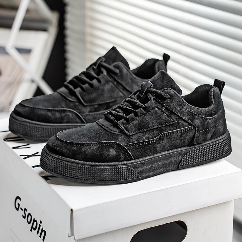 Men's Breathable Korean Style Casual Sports Sneakers - Trendy Spring/Summer Footwear