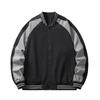 Herbst und Winter Neue einfache einfarbige Baseball-Trikot Herren trendige Marke lose Freizeitjacke Herrenjacke