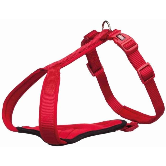 Harnais pour Chien - TRIXIE - Premium - XS-S 35-40 cm - Rouge - Rembourré en néoprène