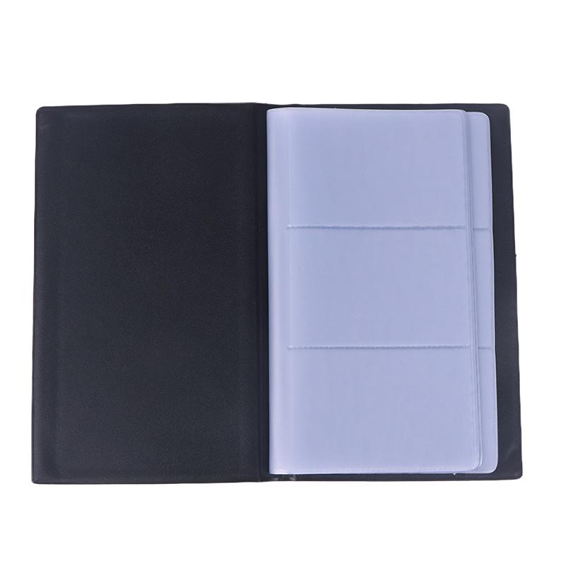 180 Karten Position Leder Visitenkartenhalter Buch Etui Organizer Visitenkarten Ausweis Kreditkartenhalter Etui