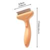 Dog Brush For Shedding Dog Comb Dematting Undercoat Rake Widened Cutters Skin Puppy Cat Comb Pet Grooming Products Curved Design