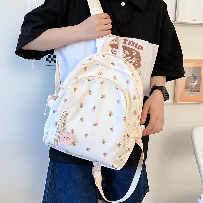 Schultasche Mini-Rucksack Ins Nische Japanische und Koreanische Version für Grundschüler Schultasche bedruckter kleiner Rucksack 1011 neue Reisetasche
